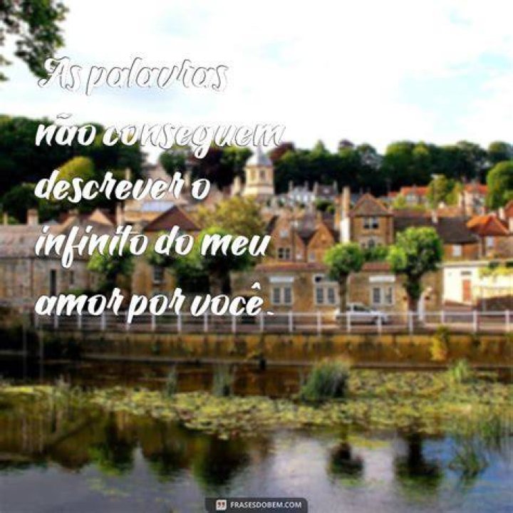Como descrever meu amor?