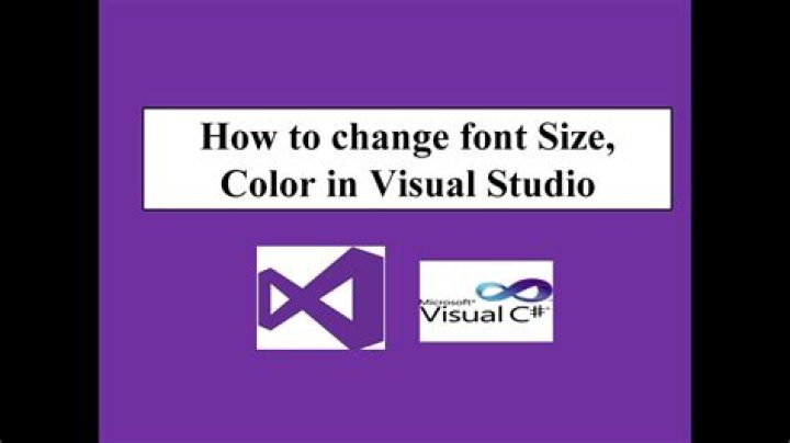 How do I increase font size in Visual Studio code?