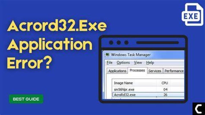 How do I remove AcroRd32 EXE?