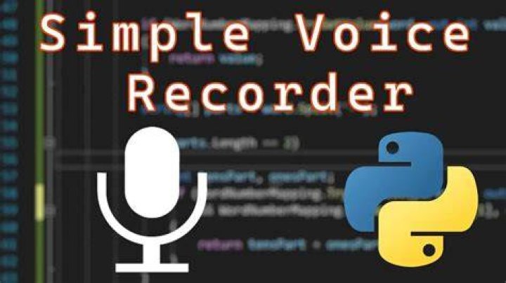 How do you record audio in Python?