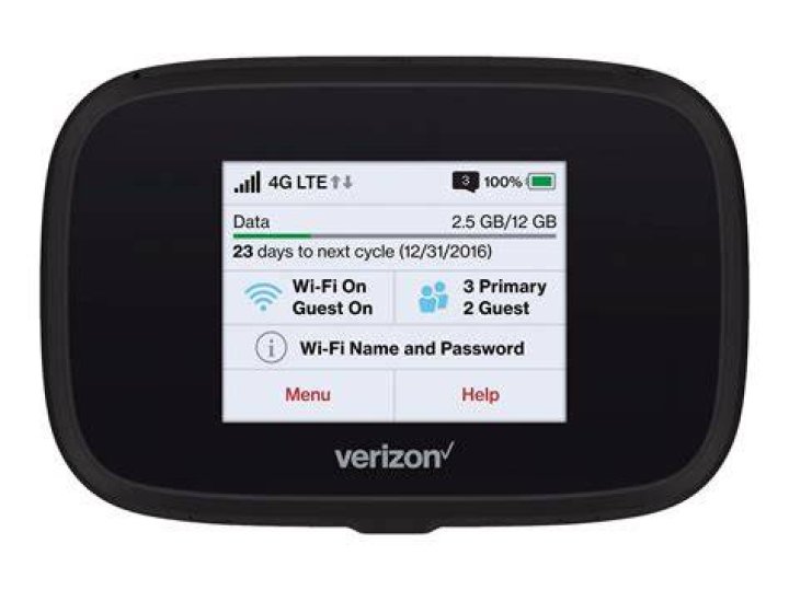 Where is the password on my Verizon Jetpack?