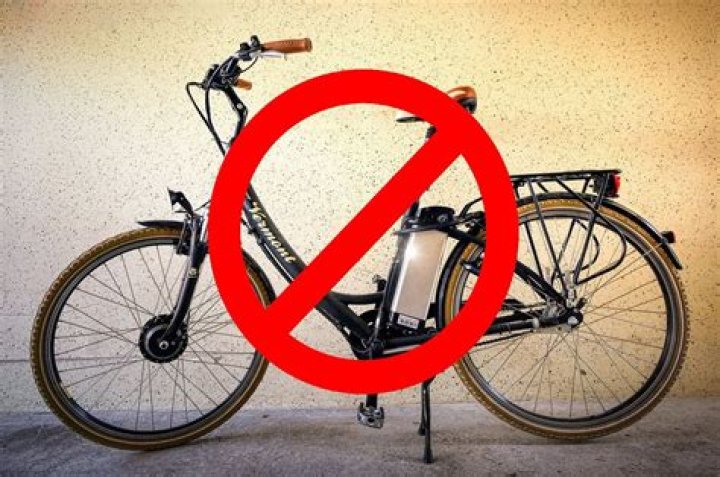 Why are e bikes banned?