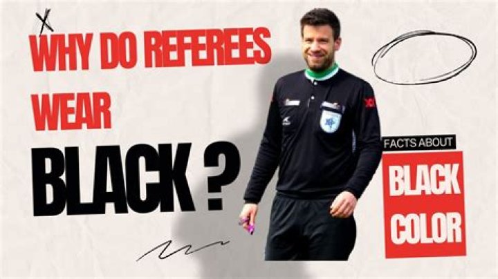 Why do referees wear different Colours?